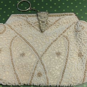 Vintage Beaded Clutch
